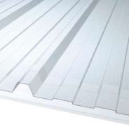 Tôle de toiture polyester fibrée transparente - Longueur 5m