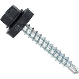 Lot de 100 vis de couture autoperforantes - Ral 7016 (gris anthracite)