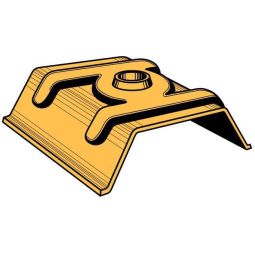 100 cavaliers 1000T pour bac nervuré Nergal - Ral 7016 (gris anthracite)