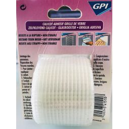 Calicot adhésif grille de verre 10m x 50mm