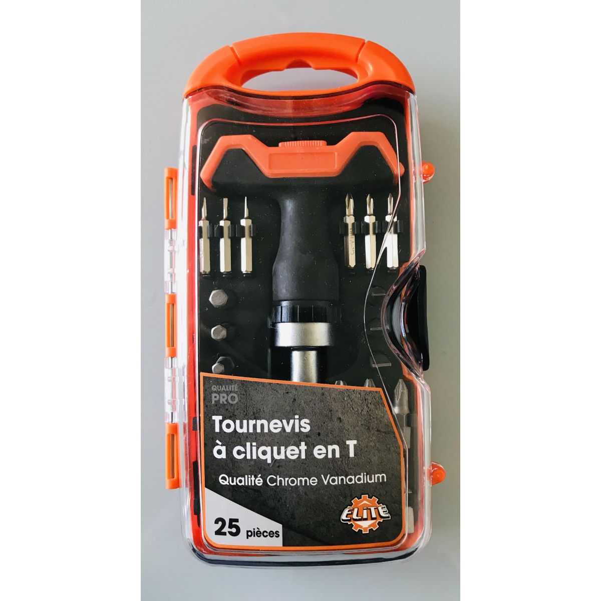 Tournevis à cliquet en T