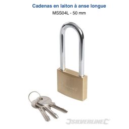 Cadenas en laiton à anse longue 