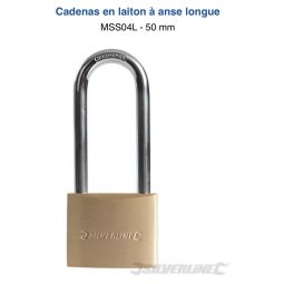 Cadenas en laiton à anse longue 