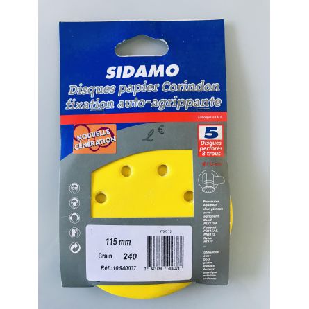 Disques papier Corindon diam 115mm