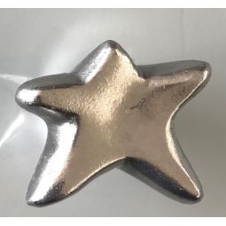 Bouton modèle étoile argentée