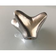 Bouton modèle étoile argentée