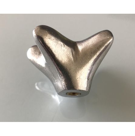 Bouton modèle étoile argentée