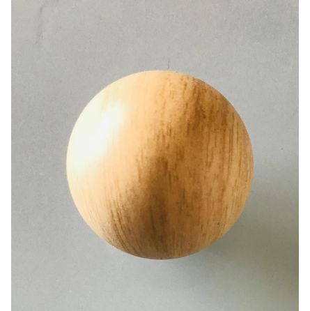 Bouton rond Couleur bois clair