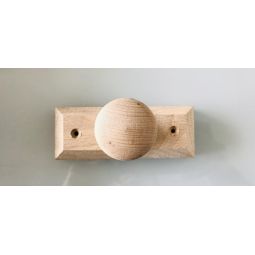 Porte manteau 1 patère bois clair