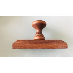 Porte manteau 1 patère bois acajou