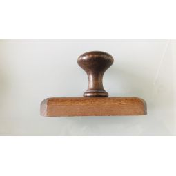 Porte manteau 1 patère chêne foncé