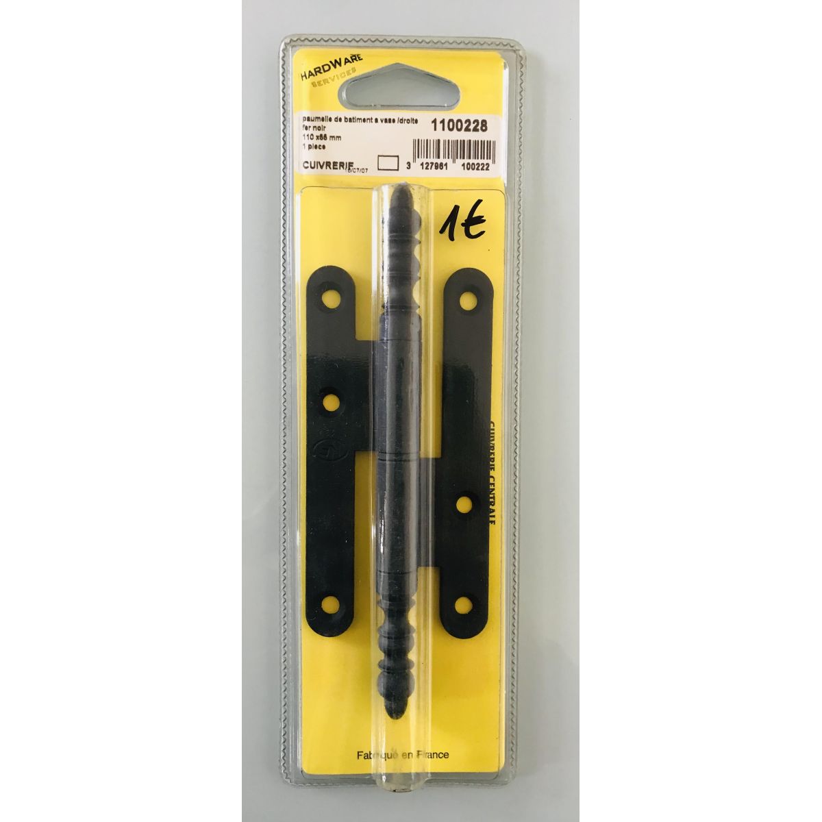 Paumelles de bâtiment 110x55mm